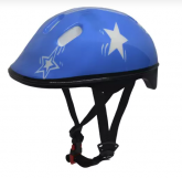 capacete kids infantil star azul