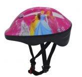 006376 EDU - capacete kids infantil flame rosa azul e amarelo